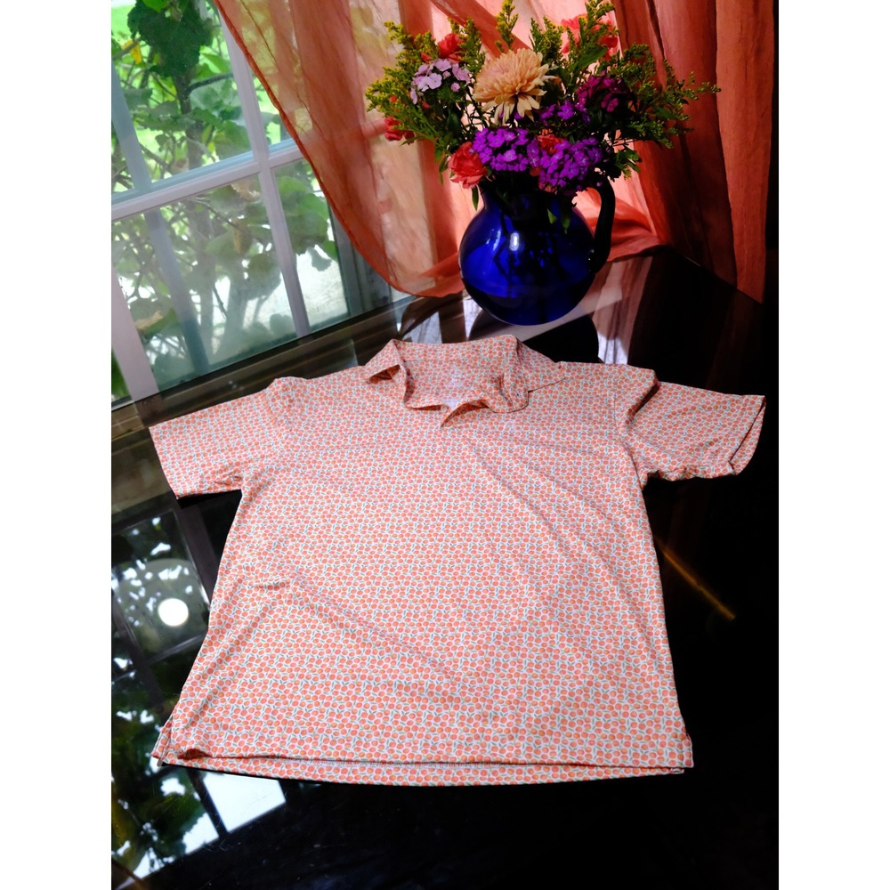 Rhoback The Absolute Peach Performance Polo Size M